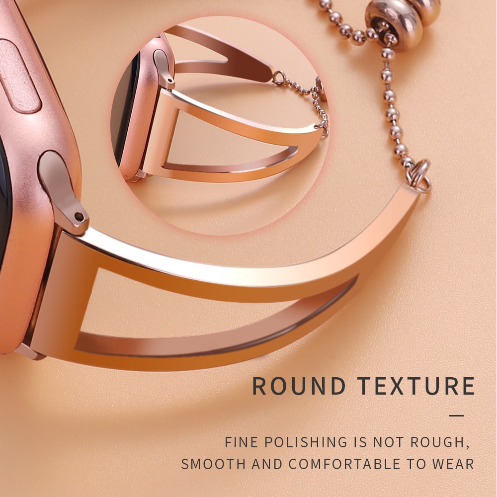 Dây đeo inox thích hợp cho đồng hồ thông minh Apple Watch 38mm 42mm 40mm 44mm Iwatch Series 5 4 3 2 1