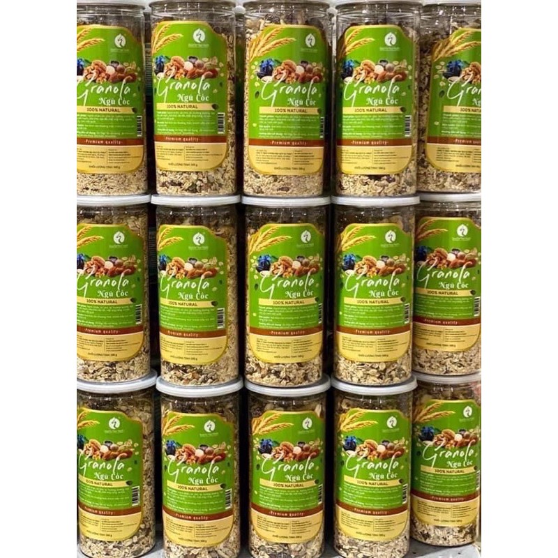Ngũ cốc Granola mật ong, trà xanh, socola, Đặc Sản Ngon Lạ Đà Lạt