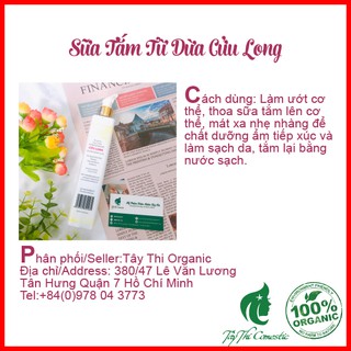 Sữa Tắm Từ Dừa Cửu Long Chai 250ml