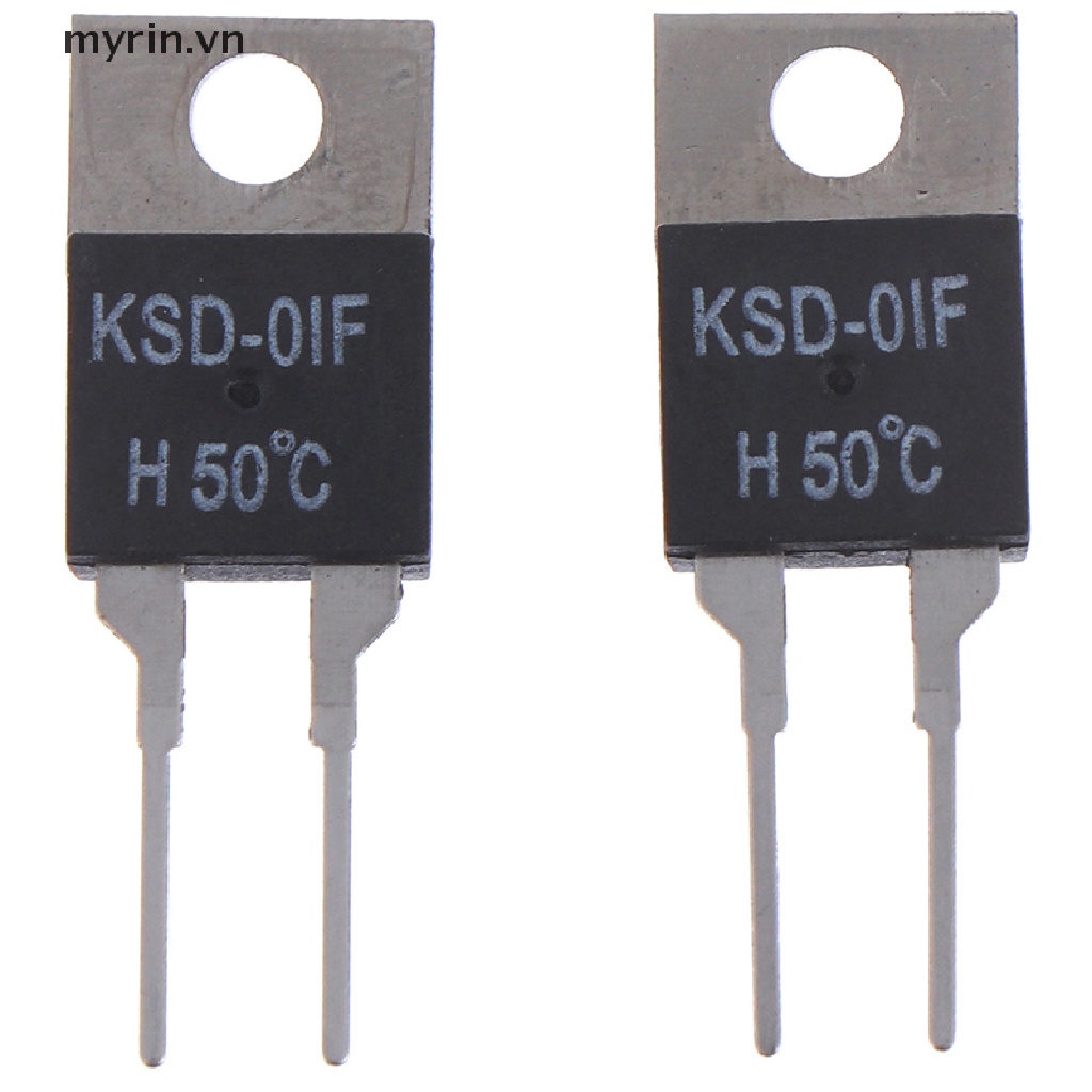 Bộ 2 Công Tắc Cảm Biến Nhiệt Độ KSD-01F 50 Degc