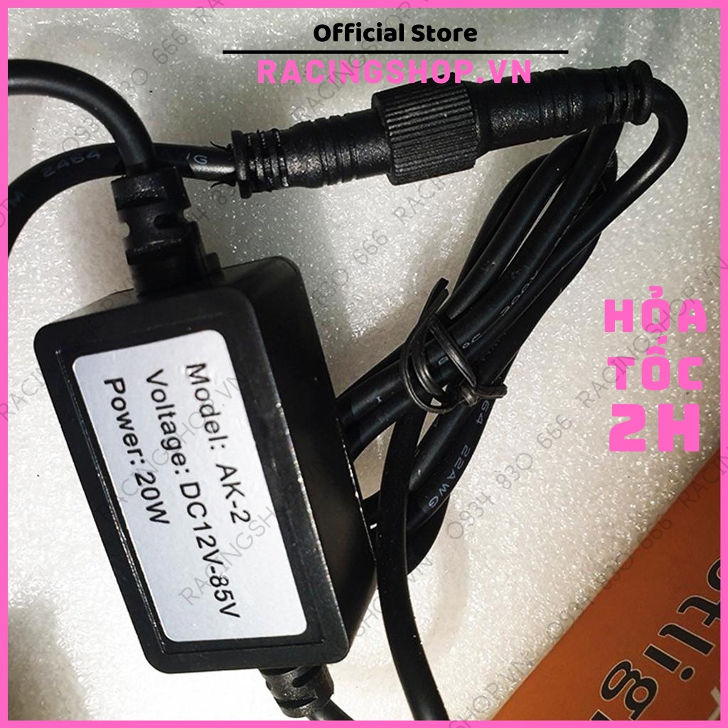 Đèn trợ sáng bi cầu mini Đèn led xe máy ️cos vàng pha trắng LEDVNRACING mẫu hot 2022 Bảo Hành 6T chính hãng RACINGSHOPVN