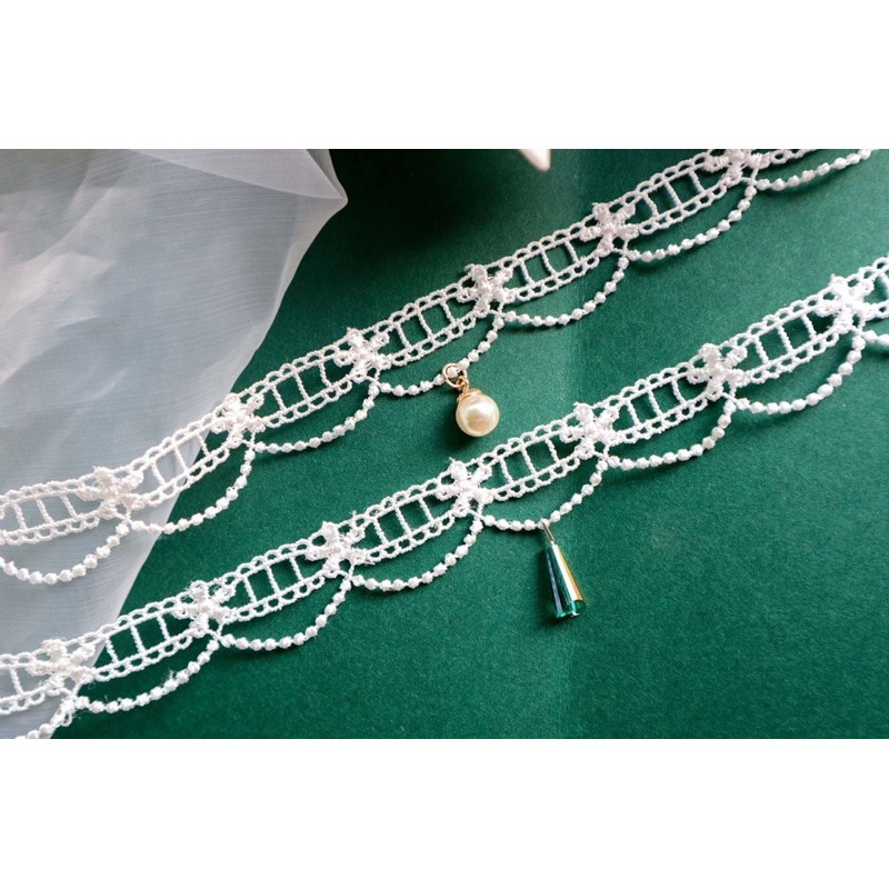 Choker ren trắng xinh