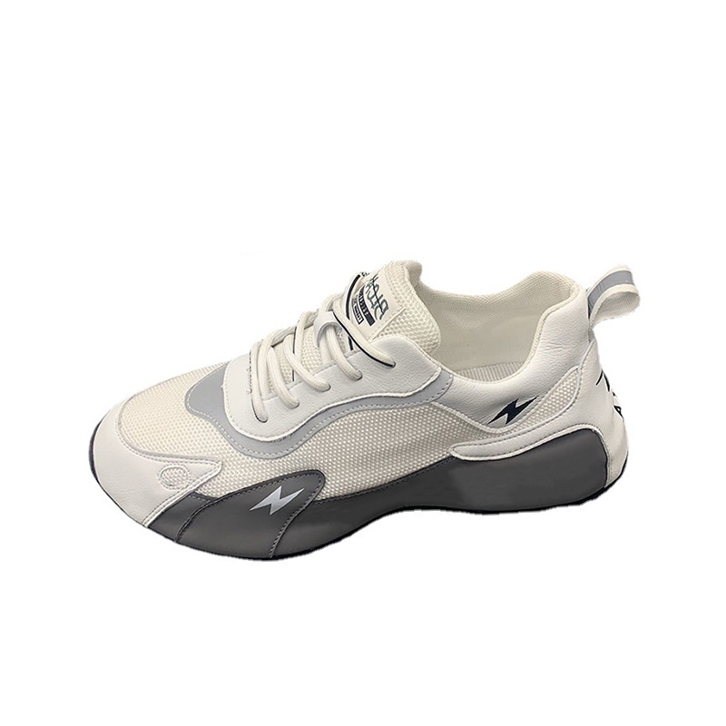 Giày sneaker IELGY tăng chiều cao phối lưới thoáng khí phong cách Hàn Quốc cho nam