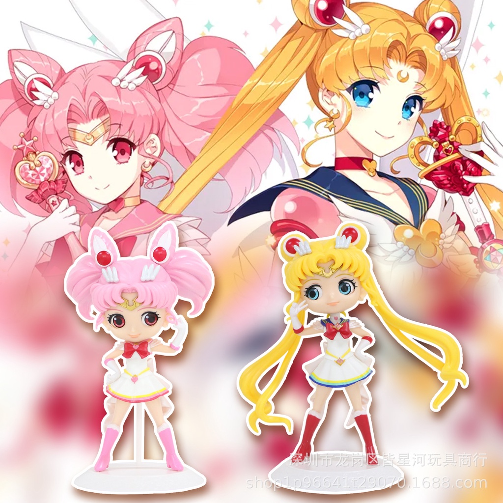 Mô Hình Trang Trí Bánh Kem Hình Thủy Thủ Mặt Trăng