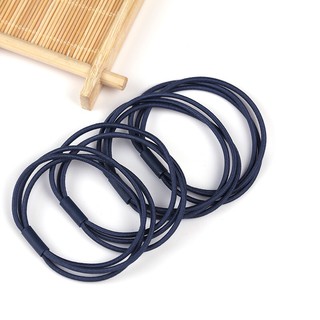 Combo 10 dây cột tóc màu trơn co giãn