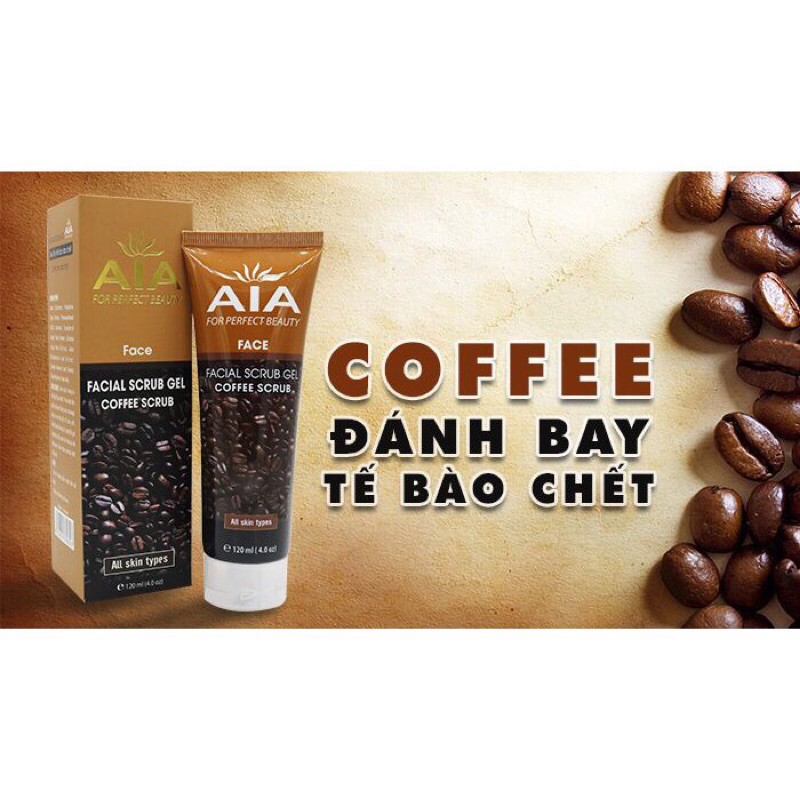 Gel tẩy tế bào chết da mặt AIA 120ml chính hãng