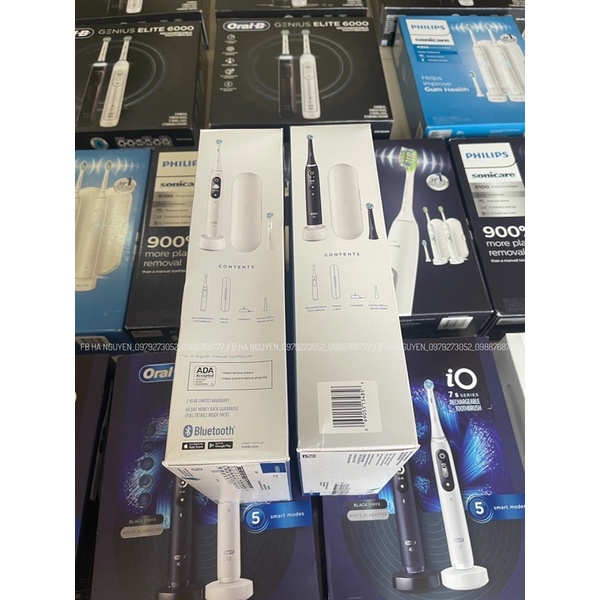 Bộ Đôi Bàn Chải Điện Oral-B iO   Ultimate Clean Rechargeable Toothbrush 2-pack with Travel Case