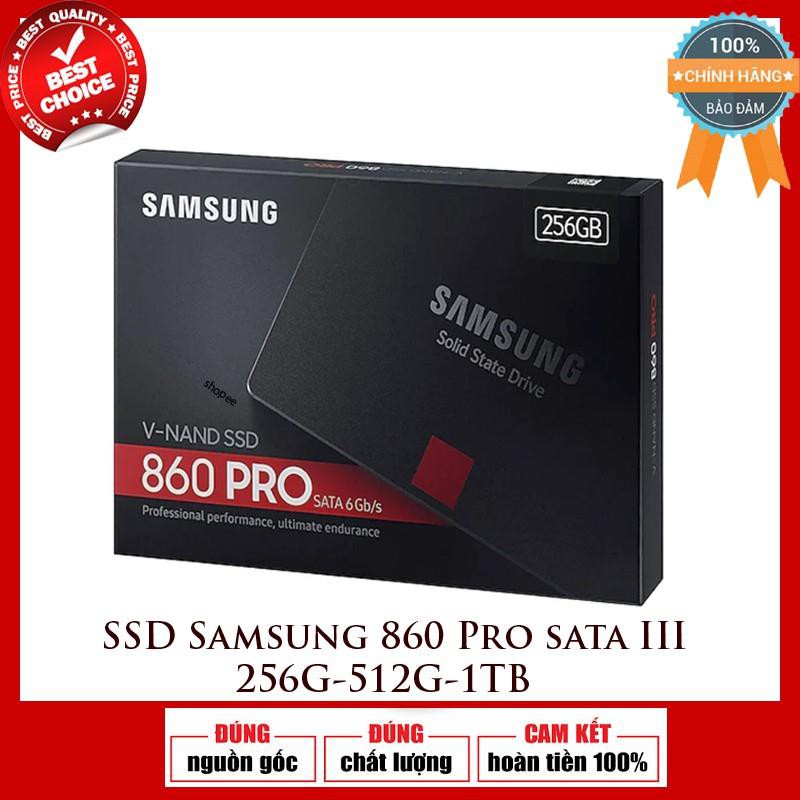 SSD samsung 860 PRO 256GB / 512GB / 1TB  2.5'' SATA III