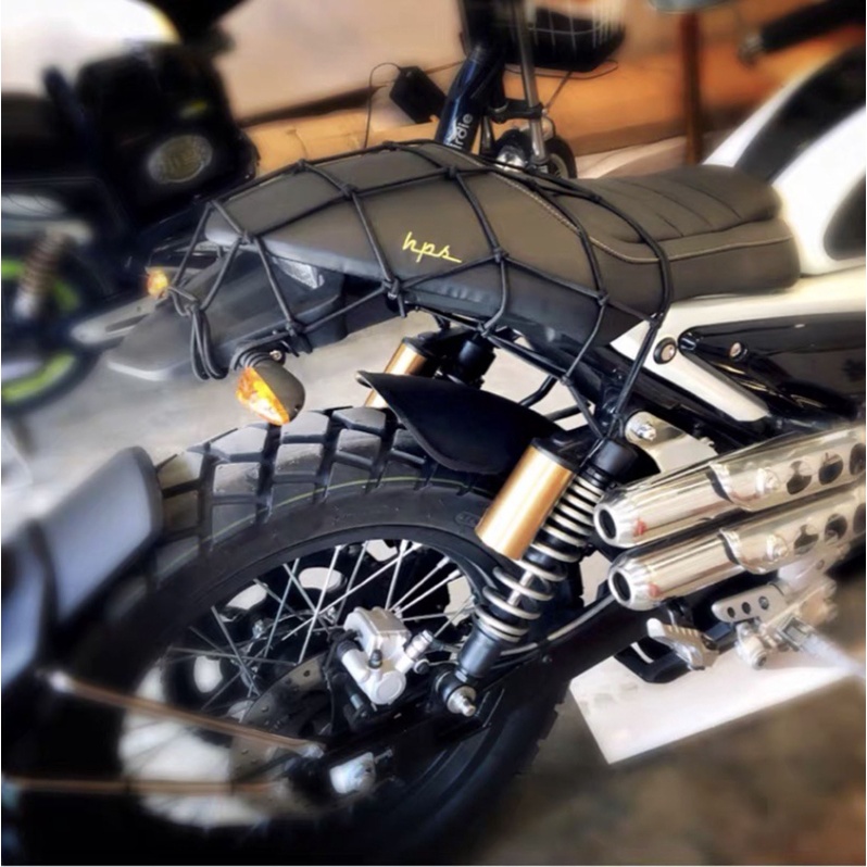 Lưới Cố Định Hàng Hóa Co Giãn 40x40cm Kèm 6 Móc Gắn Yên Sau Xe Máy