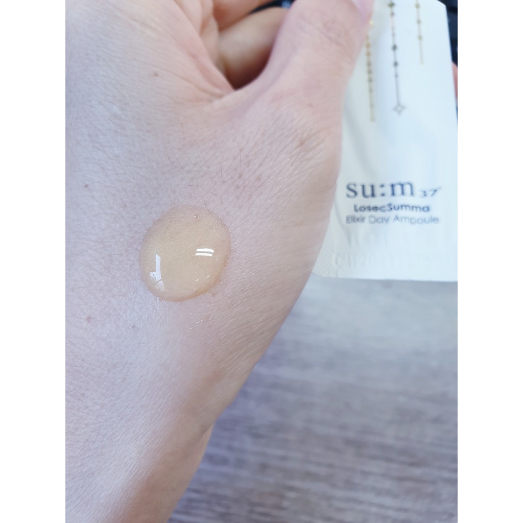 Combo 10 gói Tinh chất vàng chống lão hóa da ban ngày Sum (Sum Losec Summa Elixir Day Ampoule)