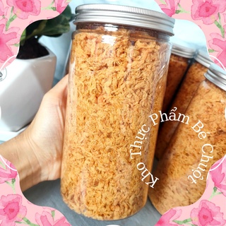 Chà Bông Heo Nhà Làm Không Pha Bột Bao Ngon Lon Pet 500g An Toàn Vệ Sinh - Chất Lượng