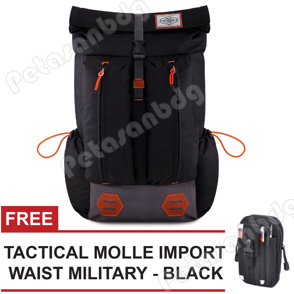 Balo Đựng Đồ Nghề Câu Cá Ne-88 - Màu Đen + Free Molle