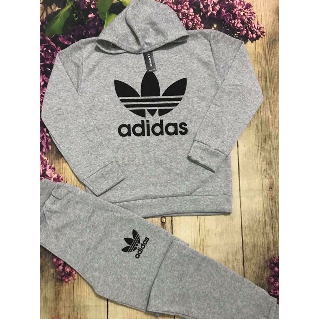 _ FLASH SALE ! Bộ nỉ nam có mũ Adidas.