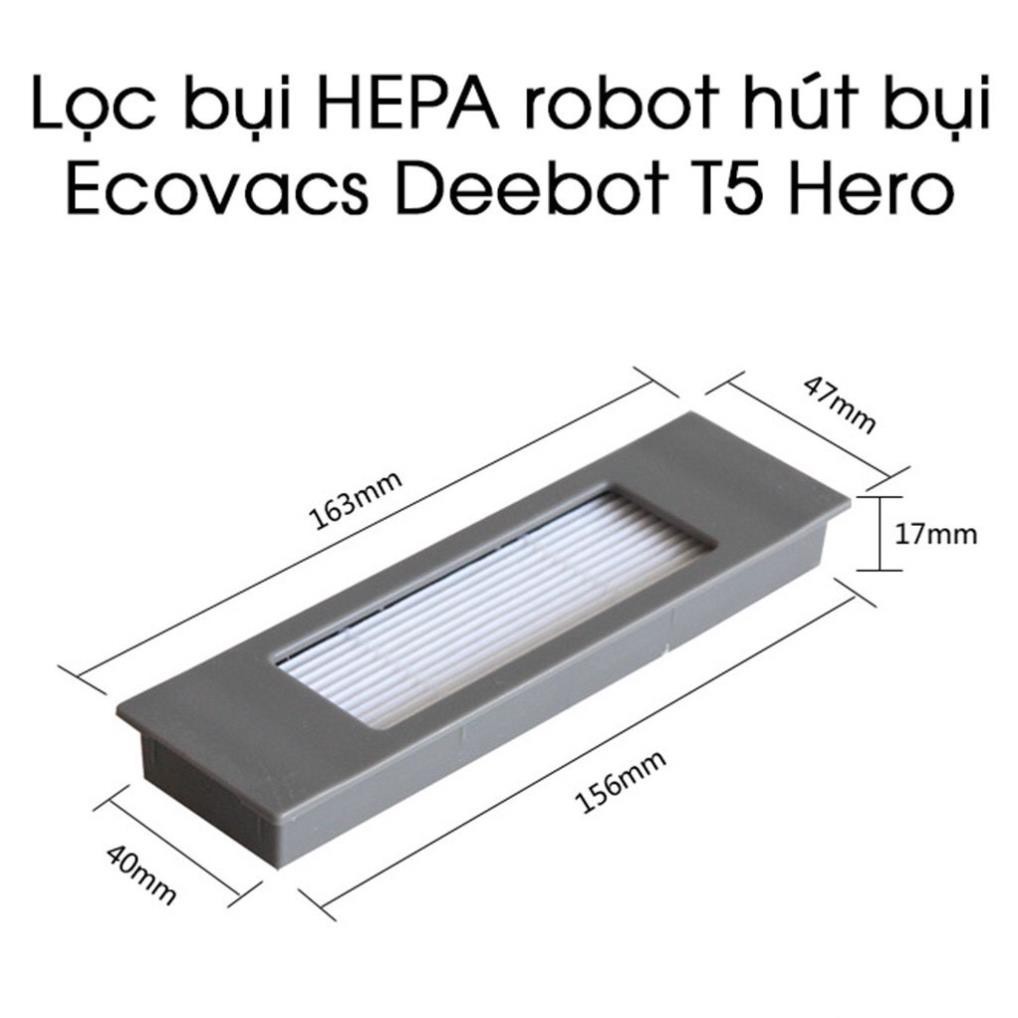 Phụ kiện thay thế Robot hút bụi lau nhà ECOVACS T5 Hero - VIETNAMROBOTECH