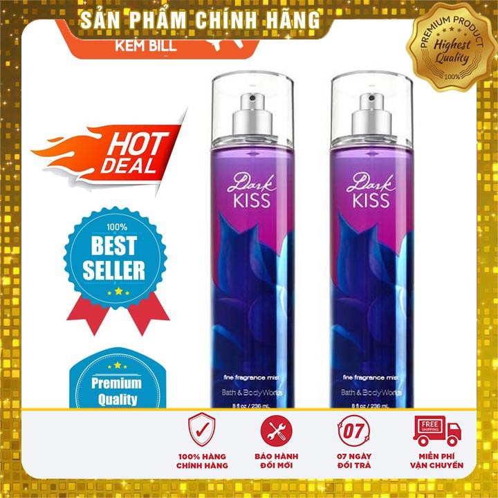 Xịt Thơm Toàn Thân Bath &amp; Body Works Fine Fragrance Mist – Dark Kiss - 236ML