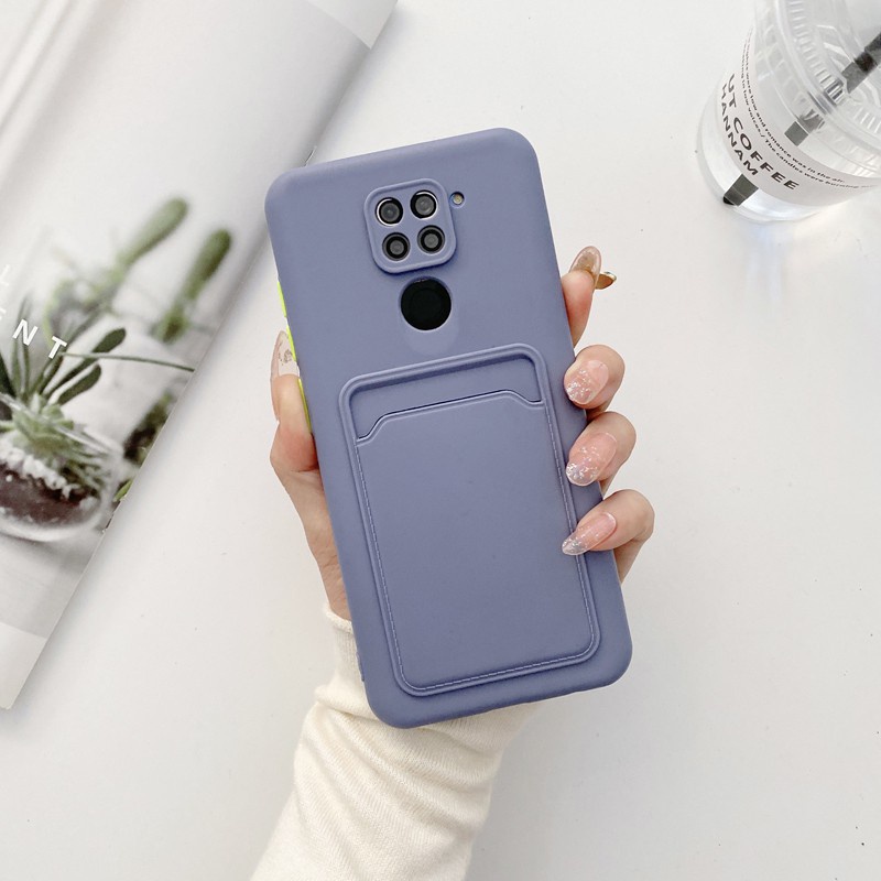 Ốp điện TPU dẻo Koosuk có ví đựng thẻ cho Xiaomi Redmi Note 9 10 Pro Max 9S 10S 4G