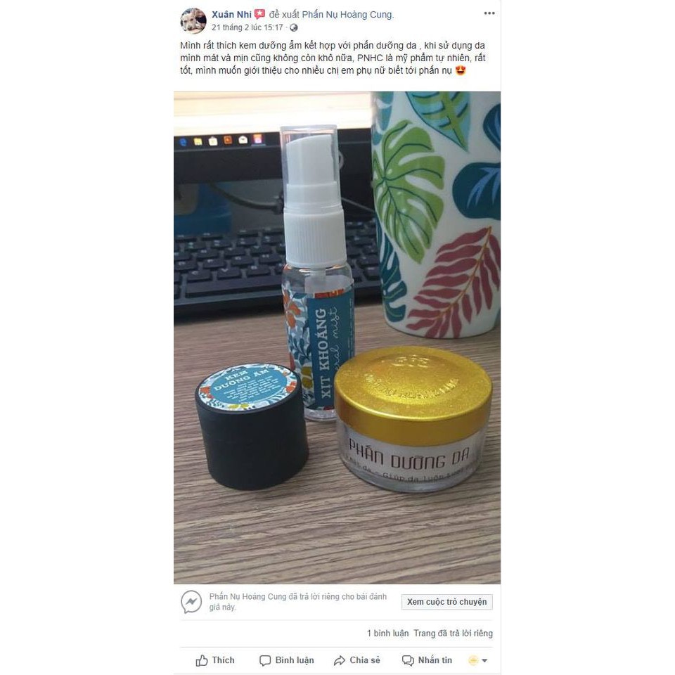 Phấn trang điểm Màu Trắng Phấn Nụ Hoàng Cung 25gr | BigBuy360 - bigbuy360.vn