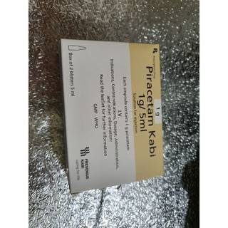 Piracetam 1g hộp 12 ống