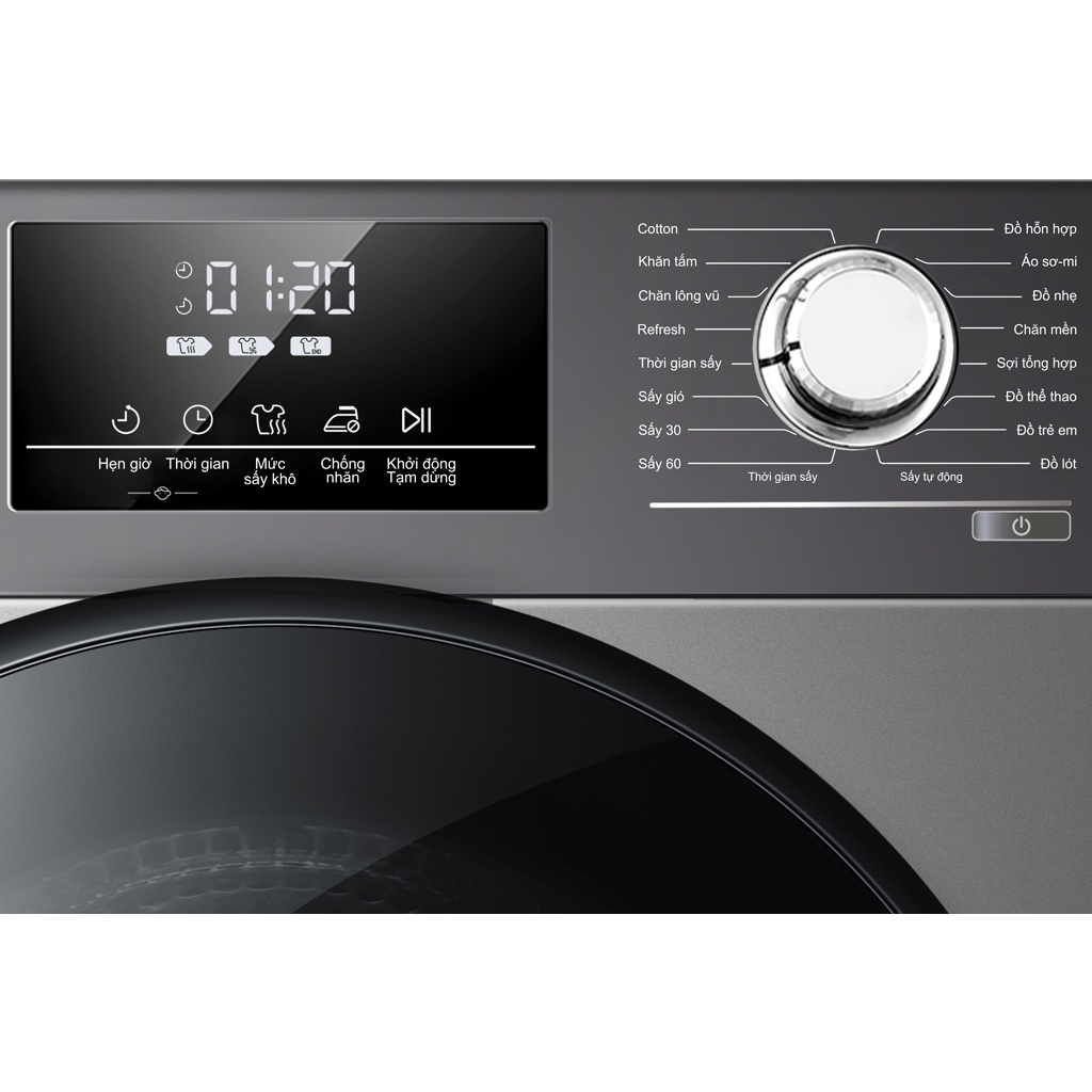 Máy sấy bơm nhiệt AQUA 9 Kg AQH-H900G-GIAO HÀNG MIỄN PHÍ HCM