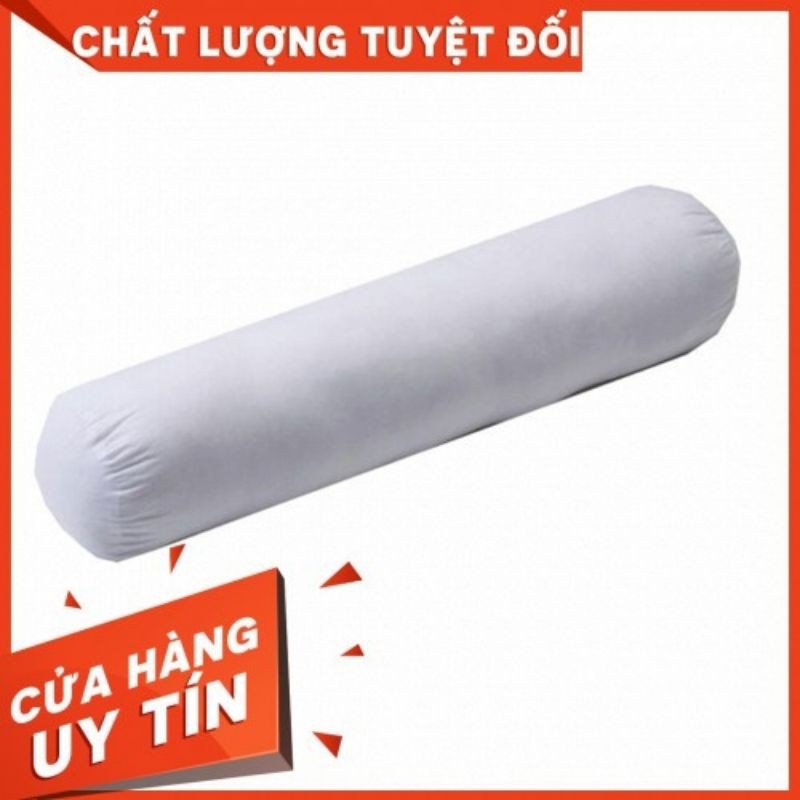 (1vỏ + 1 ruột bông trắng) Gối ôm cotton 35× 100cm- Shop ga gối đẹp