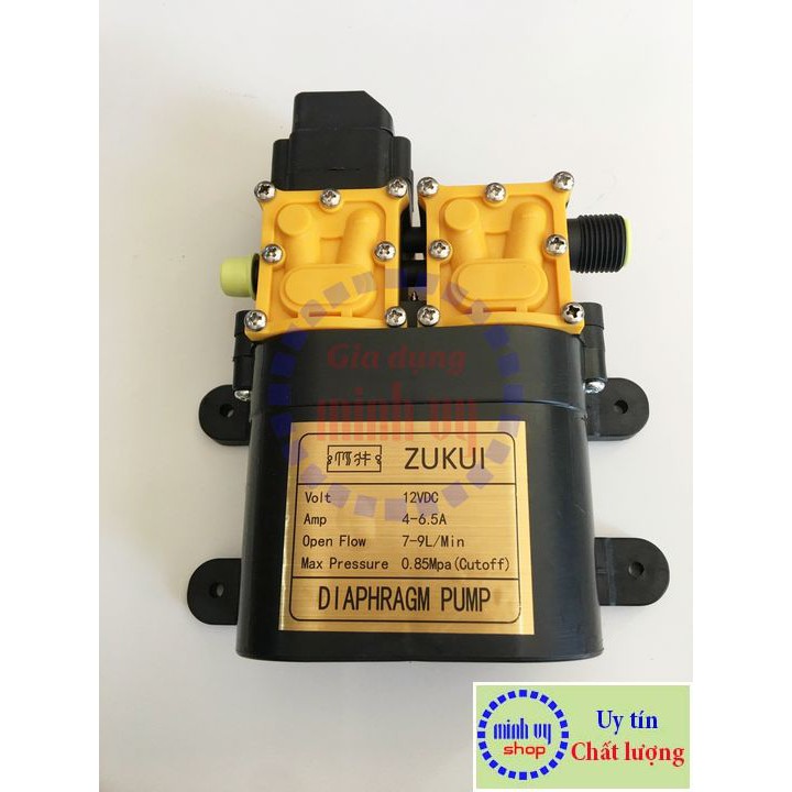 MÁY BƠM ĐƠN - BƠM ĐÔI MINI 12V 150W ZUKUI -TĂNG ÁP LỰC NƯỚC, RỬA XE, TƯỚI LAN