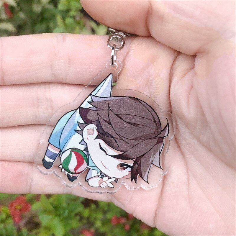 Móc khóa chibi anime Haikyuu  móc khoá quà lưu niệm móc khoá phụ kiện túi xách balo móc khoá bằng arcrylic