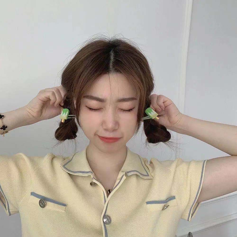 Băng Đô Cài Tóc Mỏng Hình Tai Thỏ Phong Cách Hàn Quốc Đơn Giản Thẻ