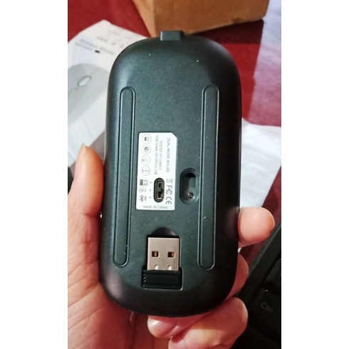 Chuột bluetooth 5.1 2 chế độ dùng cho máy tính bảng - điện thoại - máy tính