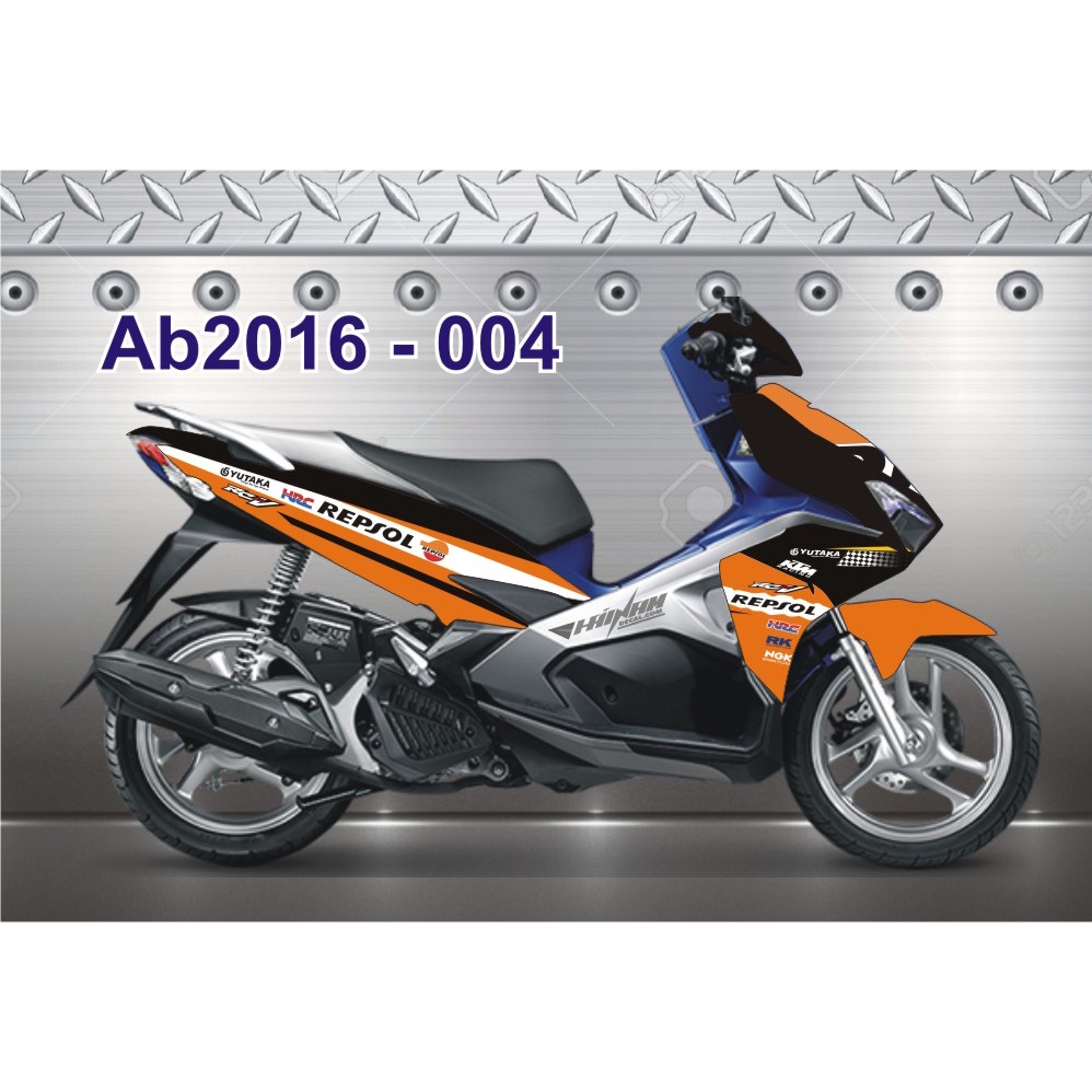9 Mẫu Tem Trùm Air Blade 2015 Cực Đẹp