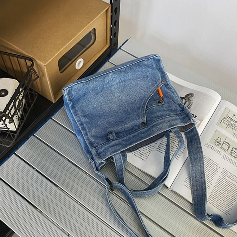 Túi Đeo Chéo Vải Denim Thời Trang Cho Nữ Ví