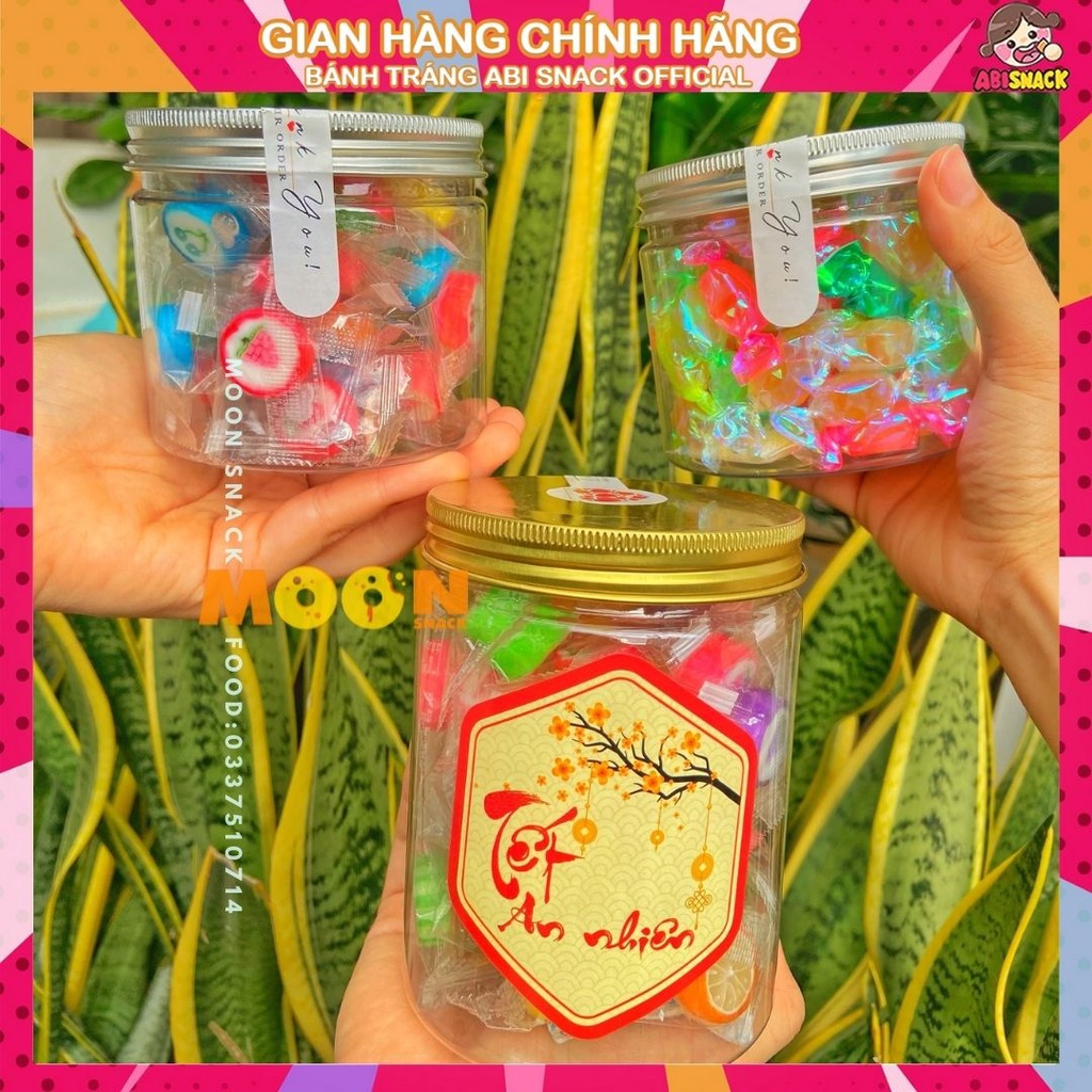 [KẸO TẾT] Kẹo cứng hương trái cây/ Kẹo cứng kim cương siêu ngon hủ sweet candy hủ 200g/300g