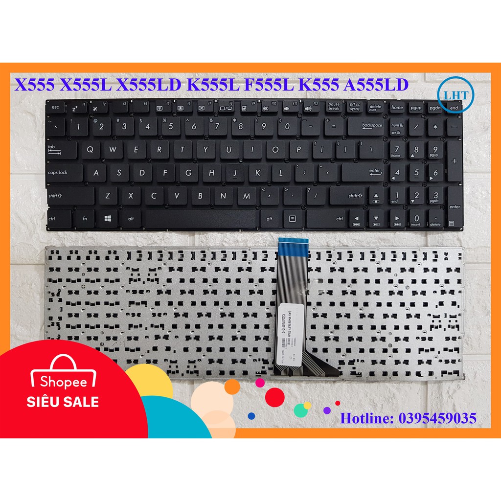 Bàn Phím Asus X555L X555LD K555L F555L K555 X555 A555LD W509 W519 VM510