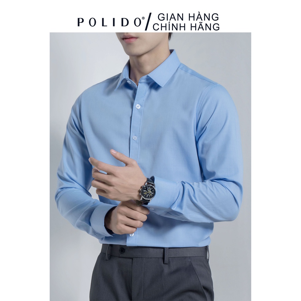 Áo Sơ Mi Nam CEFFYLO vải Cotton thấm hút, chống nhăn form Slimfit | BigBuy360 - bigbuy360.vn