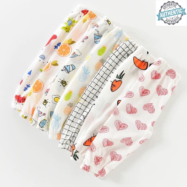 Quần dài cho bé chống muỗi nằm điều hòa chất cotton giấy QATE282