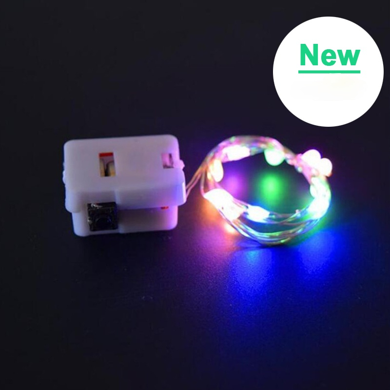 0.5m led strip light for room with free battery, steady/blinking 2 modes