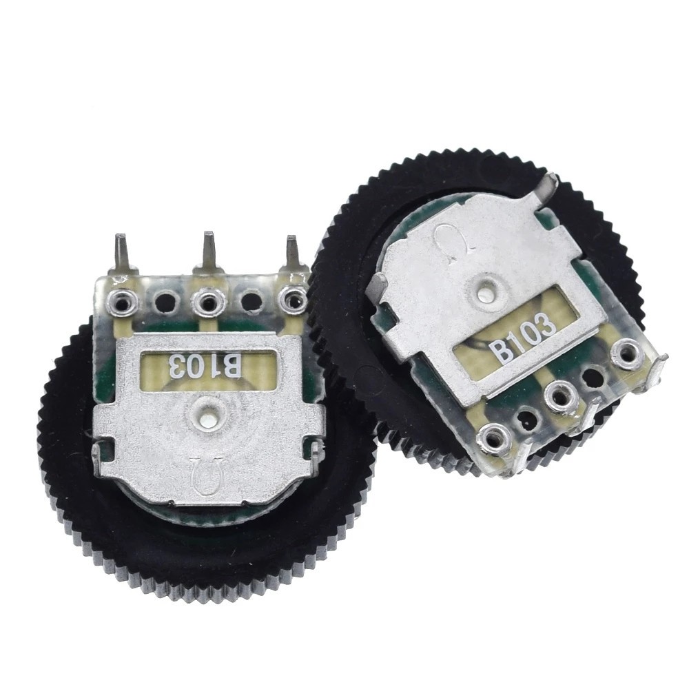 Set 5 cái chiết áp đơn B103 16x2mm 10K Ohm