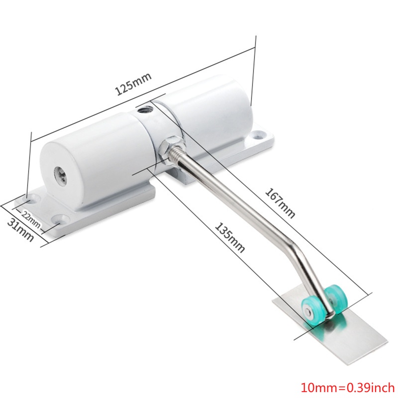 Thiết Bị Đóng Cửa Tự Động Yên Tĩnh Đơn Giản Cho Hầu Hết Các Loại Đóng Cửa