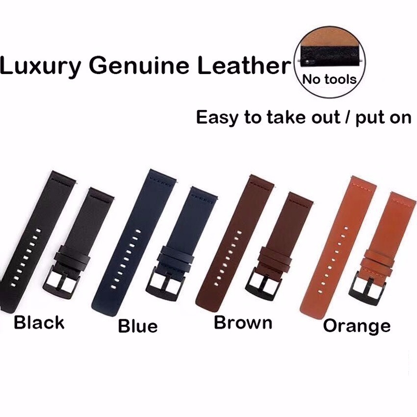 Genuine Leather Watch Strap For Apple Watch Series SE 6 5 4 3 2 1 Watchband For iwatch 38mm 40mm 42mm 44mm Bracelet Watch Band