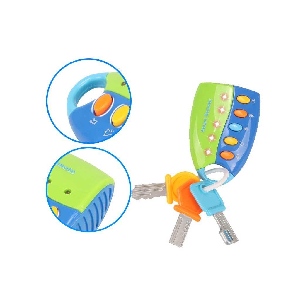 NIUYOU Chìa Khóa Xe Hơi Có Nhạc Và Đèn Flash Nhiều Màu Sắc Dễ Thương