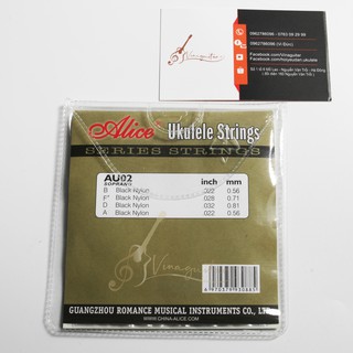 DÂY ĐÀN UKULELE ALICE AU02