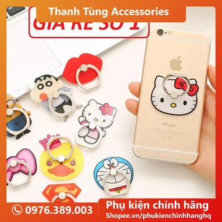 Nhẫn đỡ điện thoại iring, giá đỡ điện thoại cute| giao hình ngẫu nhiên