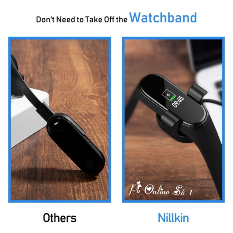 Cáp sạc NILLKIN cho dây đeo thông minh Xiaomi Mi Band 4 30cm