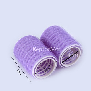 [ 2 Lớp ] Lô Cuốn Uốn Tóc Mái Bay Tự Dính