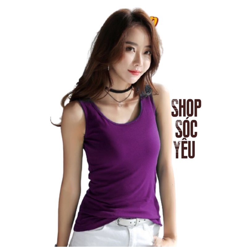 [SHOPEE TRỢ GIÁ ] Áo thun sát nách 35- 55kg ,áo ba lỗ đủ màu sắc,vải borip dày,mịn,co giãn thoải mái | BigBuy360 - bigbuy360.vn