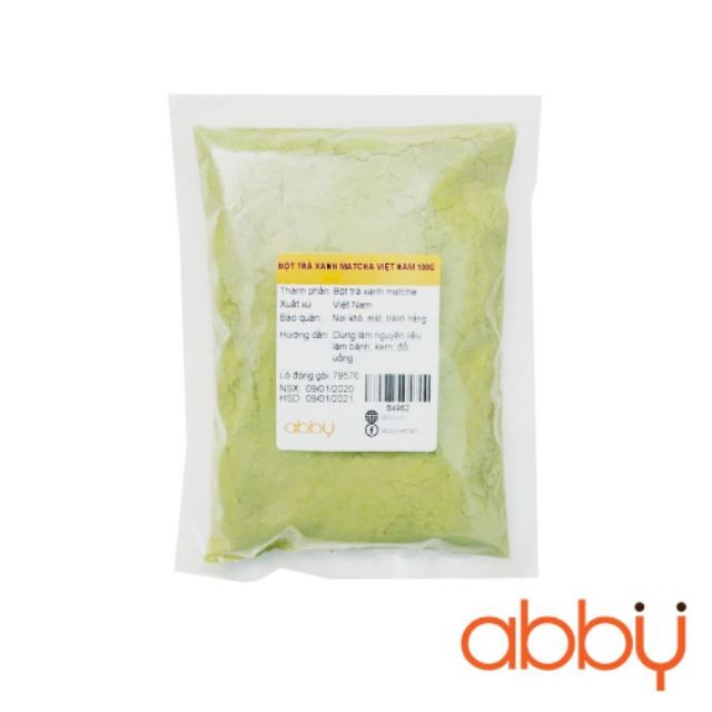 BỘT MATCHA TRÀ XANG 100G VIỆT NAM Abby