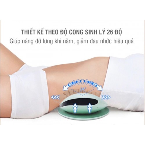Máy massage thắt lưng, kéo giãn cột sống lưng pin sạc Nikio NK-158, hỗ trợ cải thiện các bệnh lý về cột sống | OKbuy