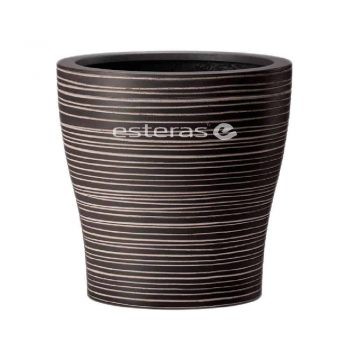 Chậu Composite Esteras Natural Element Wood rings Manakau - ban công xanh