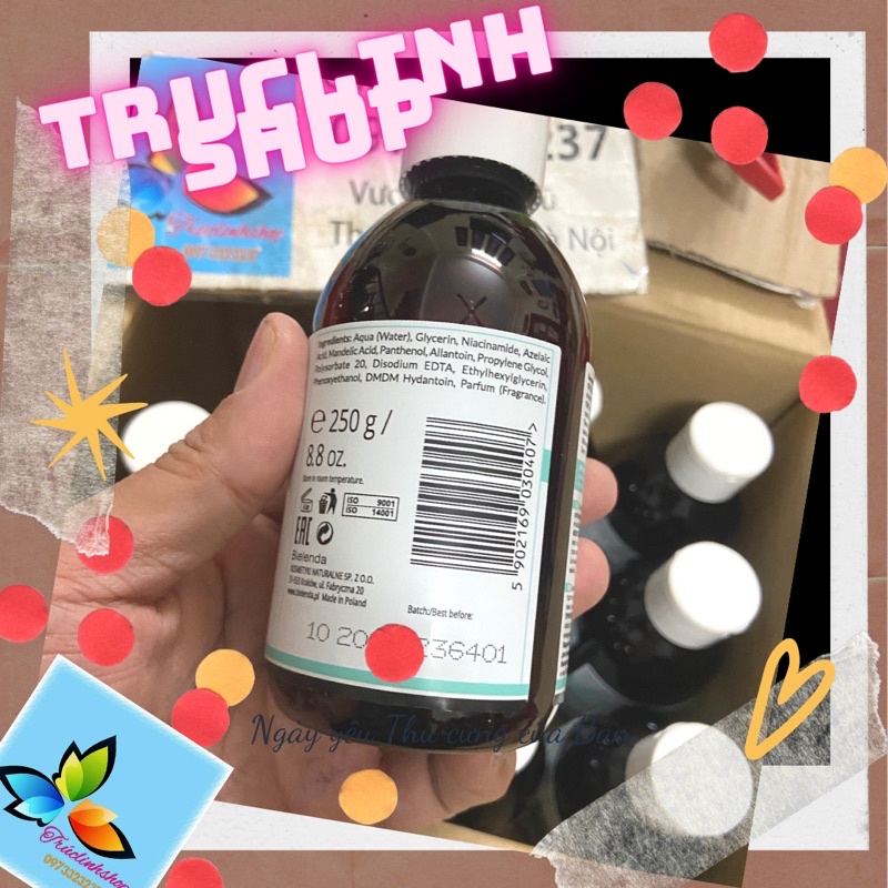 Toner Bielenda Dr Medica_Hỗ trợ mờ thâm sẹo mụn_Dưỡng da trắng sáng cực tốt 3,5mg