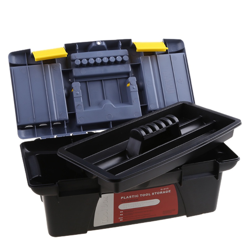 Hộp Đựng Dụng Cụ Sửa Chữa Xe Hơi Bằng Nhựa Cứng Chống Rơi Đa Năng