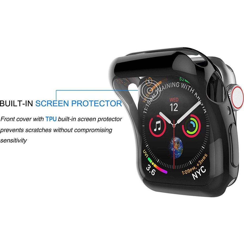 Ốp TPU Bảo Vệ Màn Hình Đồng Hồ Apple Watch Series 6/SE/5/4/3/2/1 Size 44mm